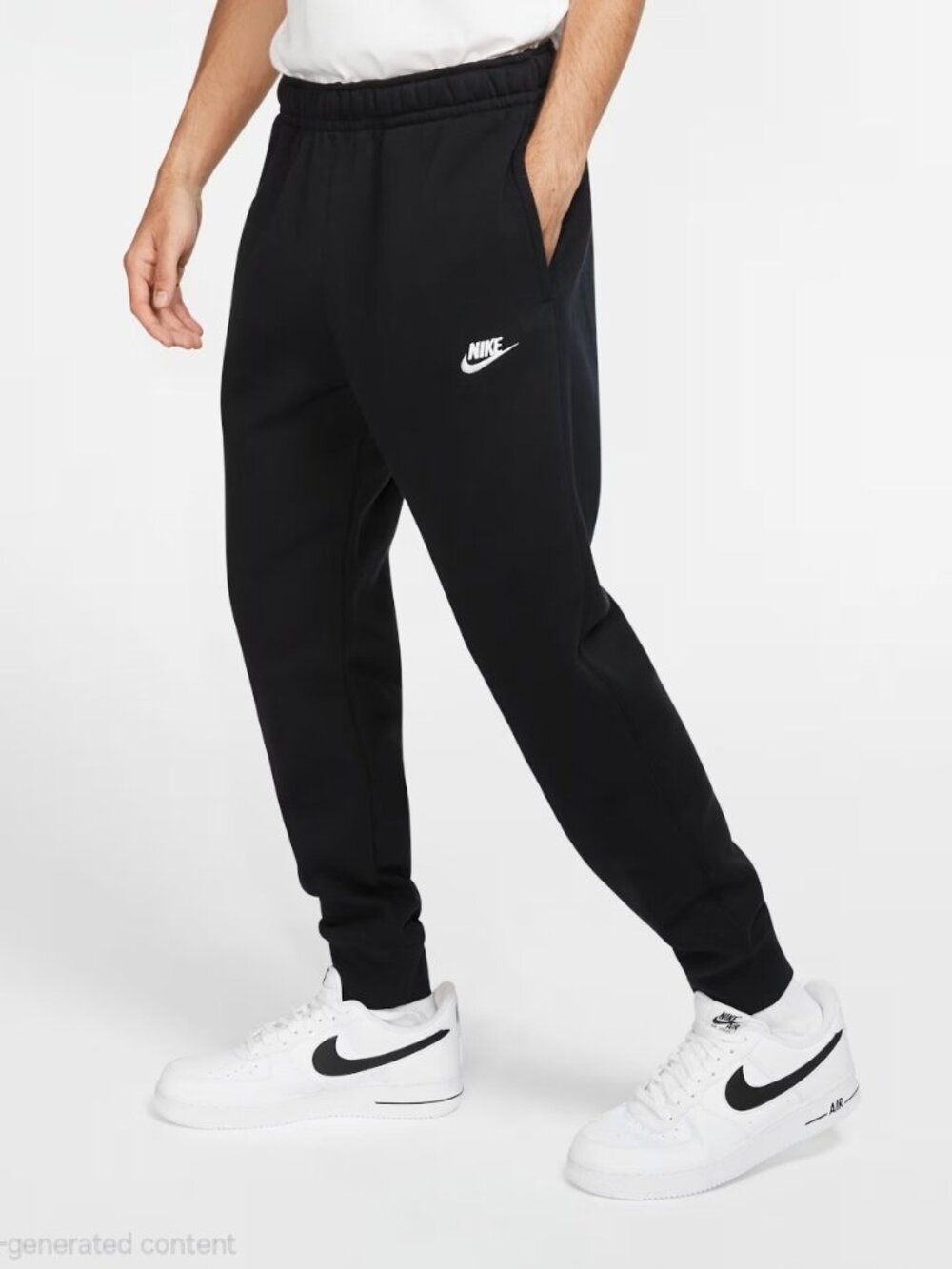 Nike Sportswear Club Fleece Joggers - Black - Men's Size XL - BV2671-010